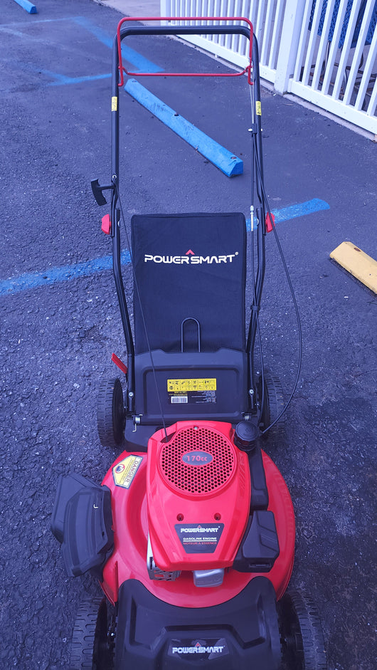 PowerSmart  21" 3-in-1 170cc Gas Self Propelled Lawn Mower! (USED)  -Used, was tested and works great