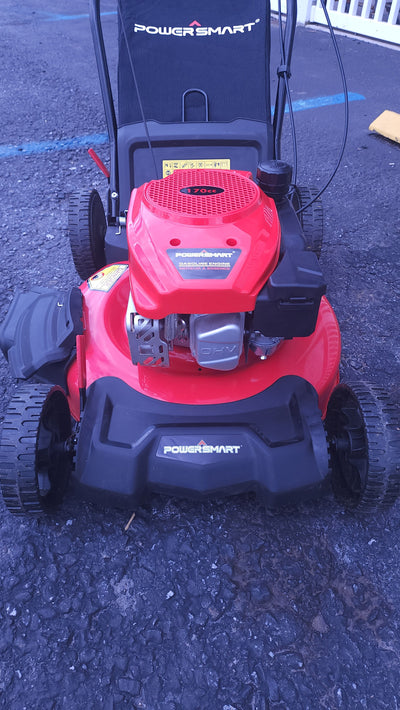 PowerSmart  21" 3-in-1 170cc Gas Self Propelled Lawn Mower! (USED)  -Used, was tested and works great