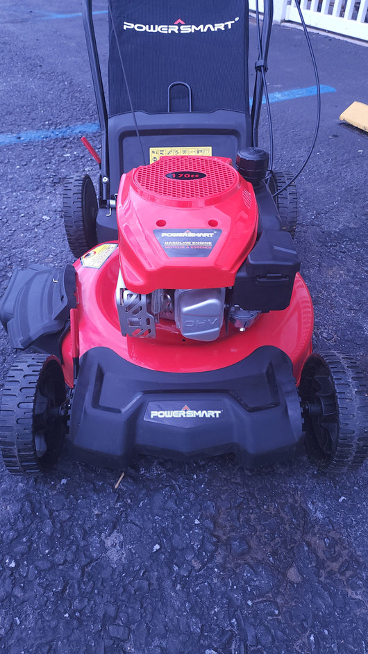 PowerSmart  21" 3-in-1 170cc Gas Self Propelled Lawn Mower! (USED)  -Used, was tested and works great