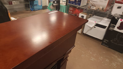 Bold Flame 47” Electric Fireplace in Walnut!! NEW & ASSEMBLRD - SEE PHOTOS