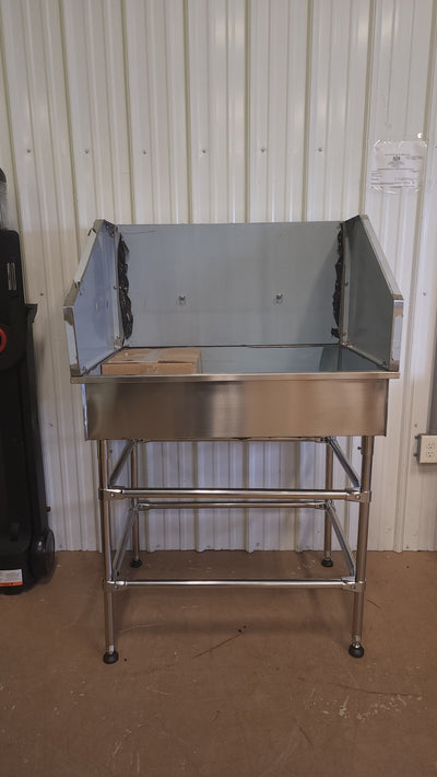 VEVOR 38 inch Dog Grooming Tub Stainless Steel Professional Pet Bathing Tub Small Medium Pet Grooming Tub with Faucet and Accessories Dog Washing Station Pet Bath Tub!

-Brand new and assembled (Accessories are in the original box)
