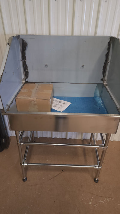 VEVOR 38 inch Dog Grooming Tub Stainless Steel Professional Pet Bathing Tub Small Medium Pet Grooming Tub with Faucet and Accessories Dog Washing Station Pet Bath Tub!

-Brand new and assembled (Accessories are in the original box)