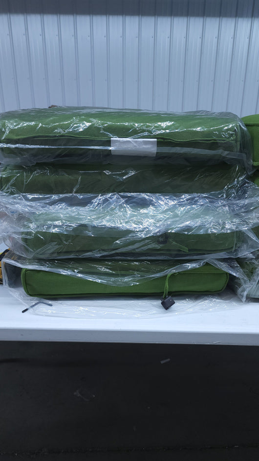 Mainstays 8pc Set of Green Outdoor Cushions!

-Brand new never used