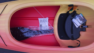 Lifetime Charger 10 Ft. Sit-In Kayak (Paddle Included), 91037!

-Brand new, may have very light scratchs from shipping on bottom. (Bavk End Bungee is Missing a Hook, Photos shown)