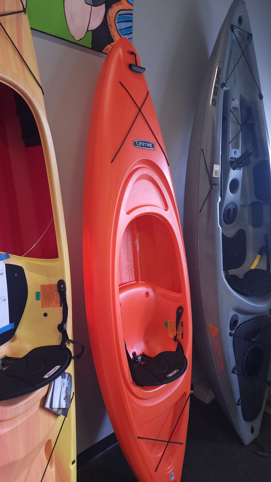Lifetime Pacer 8’ Sit-in Kayak(Paddle included), Orange!! BRAND NEW!!