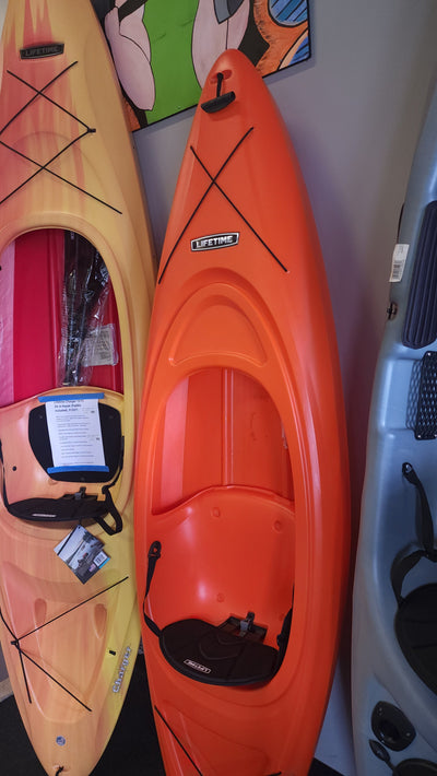 Lifetime Pacer 8’ Sit-in Kayak(Paddle included), Orange!! BRAND NEW!!