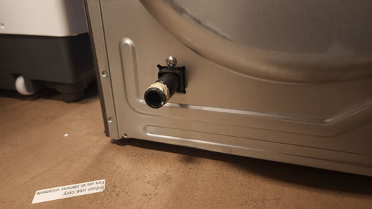 LG  TrueSteam Smart Wi-Fi Enabled 7.4-cu ft Reversible Side Swing Door Stackable Steam Cycle Gas Dryer (Black) ENERGY STAR!  - (USED - TESTED & WORKS GREAT!) - GAS DRYER!