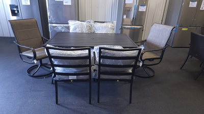MF Studio's - Phi Villa 7Pc Outdoor Dining Set! 

-Dining set is Brand new & Assembled