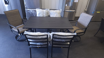 MF Studio's - Phi Villa 7Pc Outdoor Dining Set! 

-Dining set is Brand new & Assembled