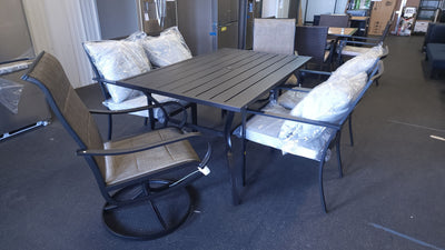 MF Studio's - Phi Villa 7Pc Outdoor Dining Set! 

-Dining set is Brand new & Assembled