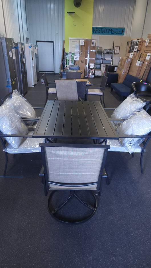 MF Studio's - Phi Villa 7Pc Outdoor Dining Set! 

-Dining set is Brand new & Assembled