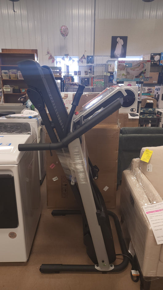 Weslo Crosswalk 5.2t Total Body Treadmill with Upper Body Workout Arms, iFIT Bluetooth Enabled!

-Brand new and assembled (But is missing the latch pin - Treadmill will not stay folded upright!)
