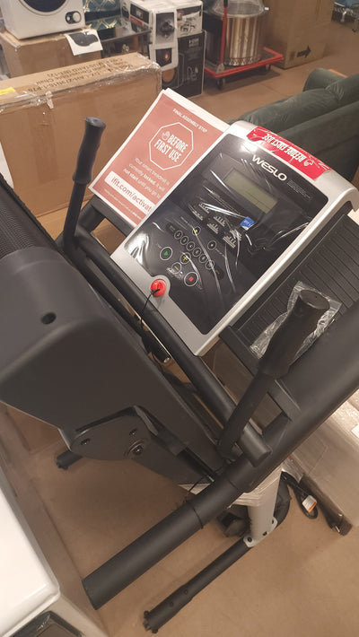 Weslo Crosswalk 5.2t Total Body Treadmill with Upper Body Workout Arms, iFIT Bluetooth Enabled!

-Brand new and assembled (But is missing the latch pin - Treadmill will not stay folded upright!)