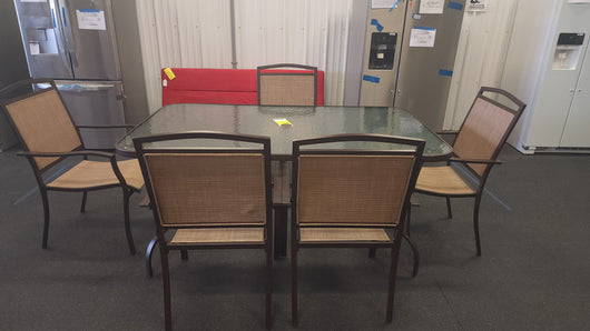 Mainstays Sand Dune 6 Piece Outdoor Patio Dining Set! (NEW & ASSEMBLED)
