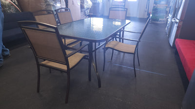 Mainstays Sand Dune 6 Piece Outdoor Patio Dining Set! (NEW & ASSEMBLED)