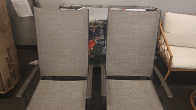 Heavy Duty Adjustable Outdoor Chaise Lounge Set of 2! (USED)

-Used but work perfectly, do have some scratch's/indents, photos shown