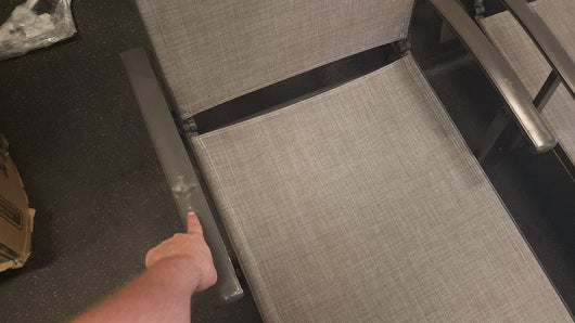 Heavy Duty Adjustable Outdoor Chaise Lounge Set of 2! (USED)

-Used but work perfectly, do have some scratch's/indents, photos shown
