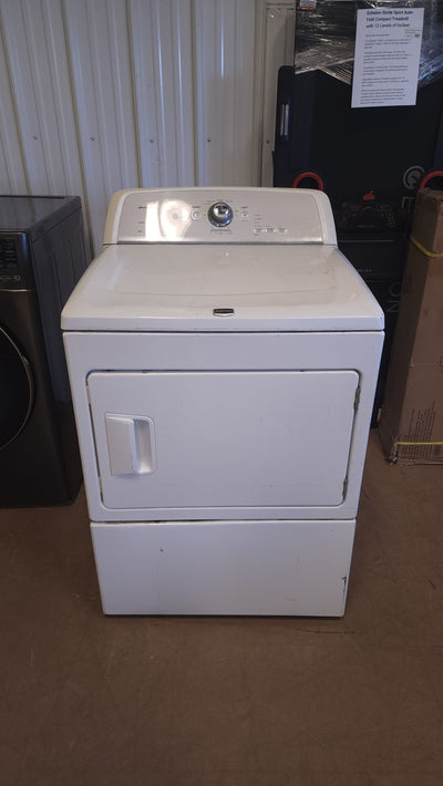 Maytag Bravos Intellidry Electric Dryer! (USED)

-Used & is scratched up a bit but was tested and works great