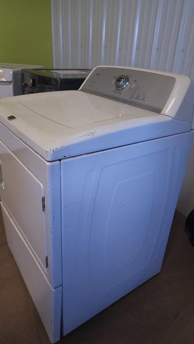 Maytag Bravos Intellidry Electric Dryer! (USED)

-Used & is scratched up a bit but was tested and works great