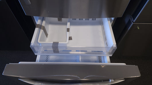 LG 26 cu. ft. Bottom Mount Freezer Refrigerator!

-Brand new, still has original factory plastics