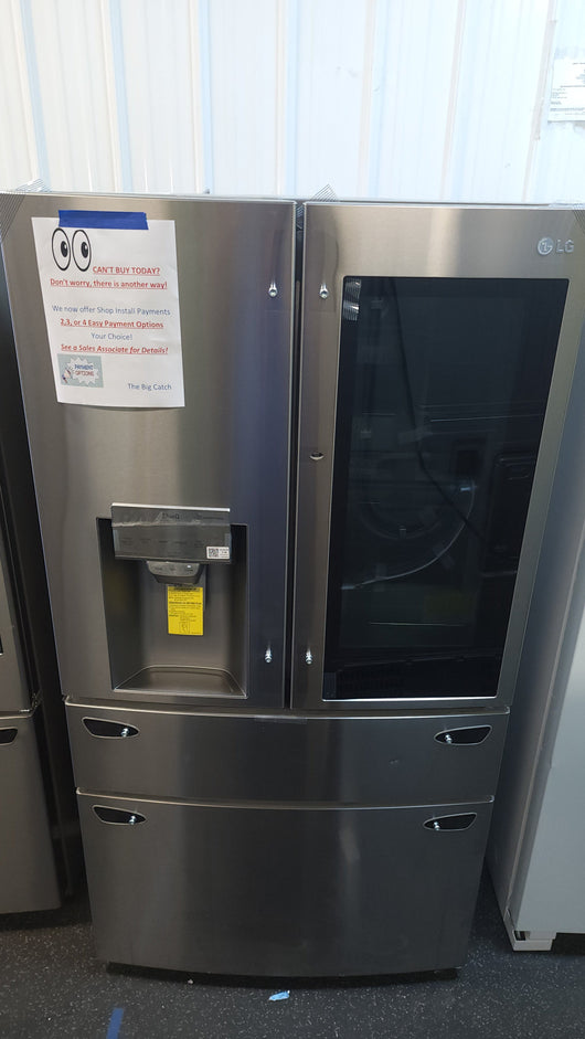 LG 29.5 cu. ft. Wi-Fi Enabled InstaView Door-in-Door Refrigerator with Craft Ice!

-Brand new, wrapped in factory plastics