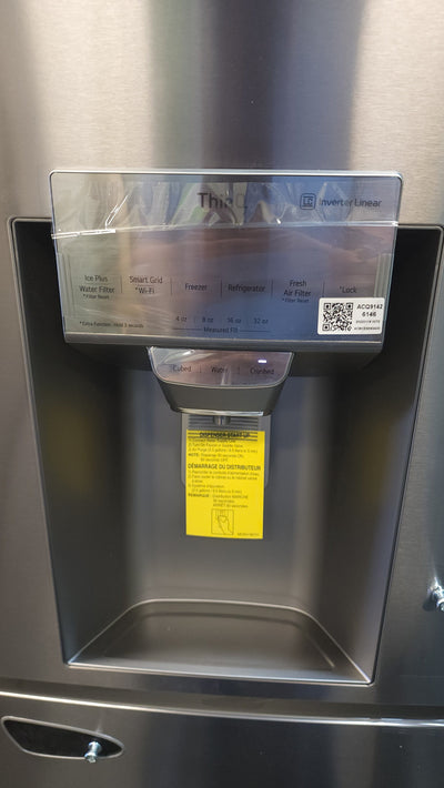 LG 29.5 cu. ft. Wi-Fi Enabled InstaView Door-in-Door Refrigerator with Craft Ice!

-Brand new, wrapped in factory plastics
