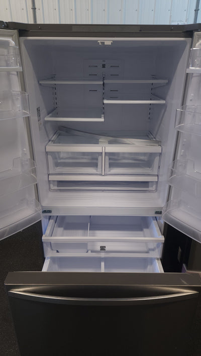Kenmore 26.1 cu. ft. French Door Refrigerator with Ice Maker!

-Brand new - Scratch & Dent Fridge! - (Only scratch/dented on this fridge is on the bottom of the left side, photos shown!)