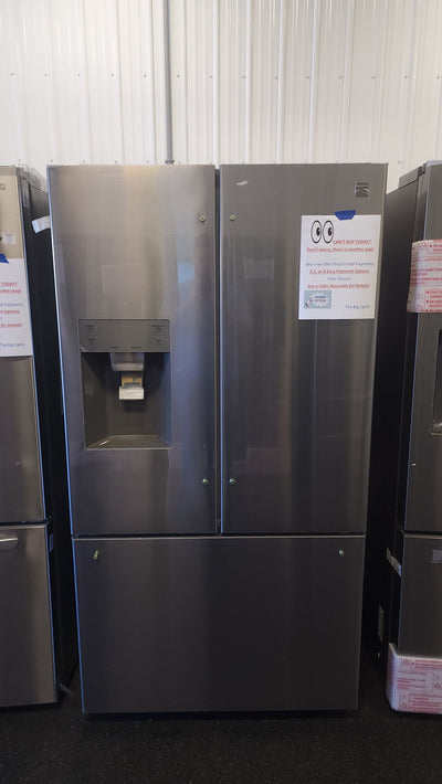 Kenmore 25.5 cu. ft. French Door Refrigerator!

-Brand new - Still covered in factory plastics outside and inside for easy transport.