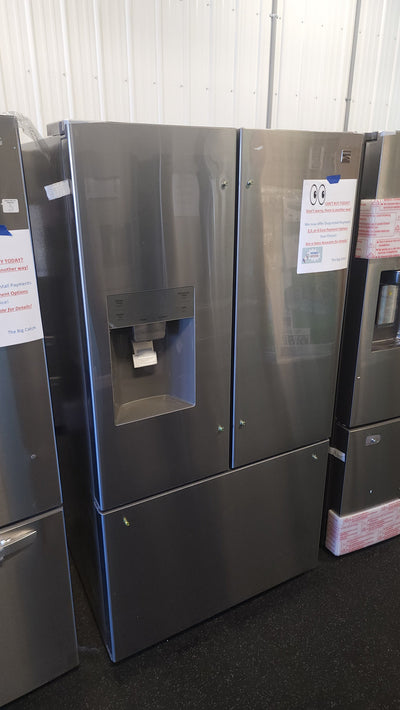 Kenmore 25.5 cu. ft. French Door Refrigerator!

-Brand new - Still covered in factory plastics outside and inside for easy transport.