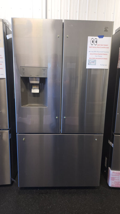Kenmore 25.5 cu. ft. French Door Refrigerator!

-Brand new - Still covered in factory plastics outside and inside for easy transport.
