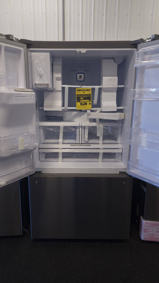 Kenmore 25.5 cu. ft. French Door Refrigerator!

-Brand new - Still covered in factory plastics outside and inside for easy transport.