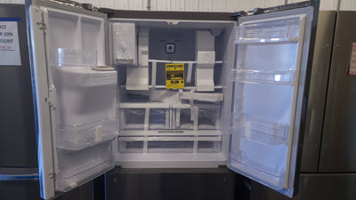 Kenmore 25.5 cu. ft. French Door Refrigerator!

-Brand new - Still covered in factory plastics outside and inside for easy transport.