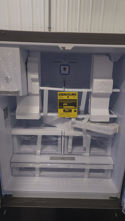 Kenmore 25.5 cu. ft. French Door Refrigerator!

-Brand new - Still covered in factory plastics outside and inside for easy transport.