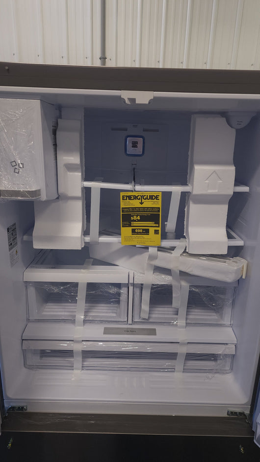 Kenmore 25.5 cu. ft. French Door Refrigerator!

-Brand new - Still covered in factory plastics outside and inside for easy transport.