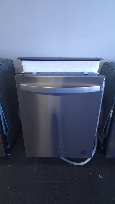 Whirlpool Dishwasher with Sani Rinse! (USED - CLEAN - DENTED)

-CLEARANCE ITEM!!!   -   AUTOMATICALLY 20% OFF AT CHECKOUT!!!   -   (PRICE AFTER 20% OFF = $199.00)