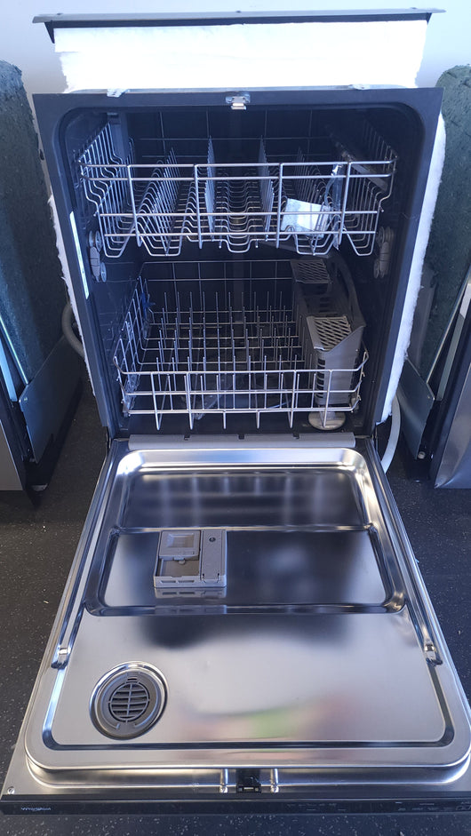 Whirlpool Dishwasher with Sani Rinse! (USED - CLEAN - DENTED)

-CLEARANCE ITEM!!!   -   AUTOMATICALLY 20% OFF AT CHECKOUT!!!   -   (PRICE AFTER 20% OFF = $199.00)