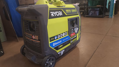 RYOBI 2,300-Watt Recoil Start Bluetooth Super Quiet Gasoline Powered Digital Inverter Generator with CO Shutdown Sensor!! (USED - VERY CLEAN!)