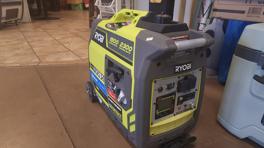RYOBI 2,300-Watt Recoil Start Bluetooth Super Quiet Gasoline Powered Digital Inverter Generator with CO Shutdown Sensor!! (USED - VERY CLEAN!)