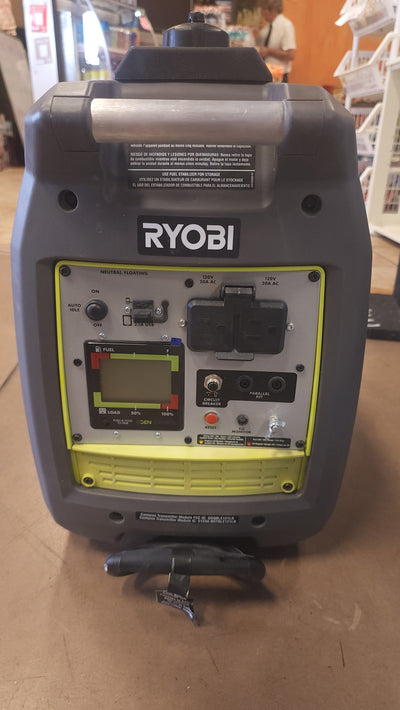 RYOBI 2,300-Watt Recoil Start Bluetooth Super Quiet Gasoline Powered Digital Inverter Generator with CO Shutdown Sensor!! (USED - VERY CLEAN!)