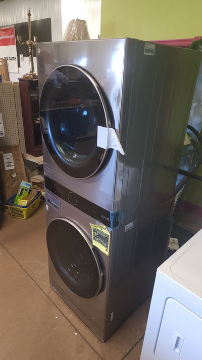 LG WashTower Single Unit ELECTRIC with Center Control 4.5 cu. ft. Front Load Washer and 7.4 cu. ft. Dryer!

-Brand new never used, does have two small indents, photos shown