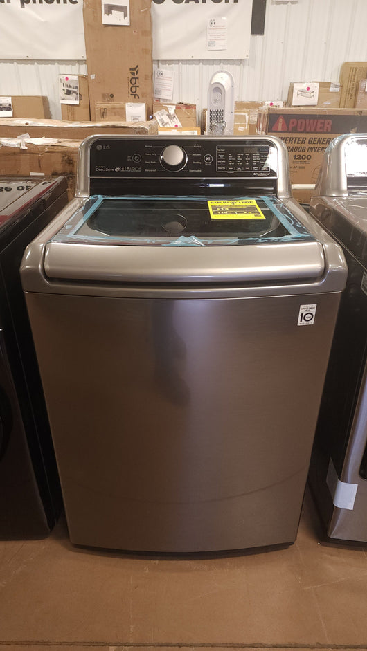 LG 5.0 cu. ft. Top Load Washer with TurboWash3D and 7.3 cu. ft. Electric Dryer with SmartDiagnosis!

-Brand new never used (Dryer does have two small dents on the bottom front corner of both sides, photos shown)