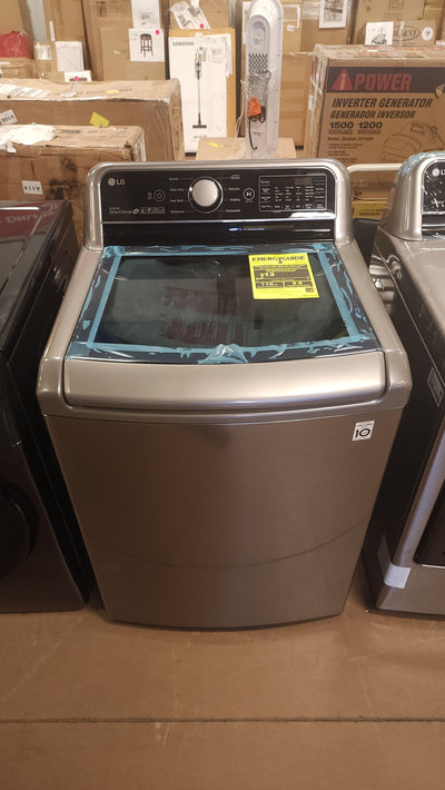LG 5.0 cu. ft. Top Load Washer with TurboWash3D and 7.3 cu. ft. Electric Dryer with SmartDiagnosis!

-Brand new never used (Dryer does have two small dents on the bottom front corner of both sides, photos shown)