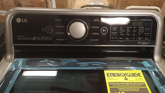 LG 5.0 cu. ft. Top Load Washer with TurboWash3D and 7.3 cu. ft. Electric Dryer with SmartDiagnosis!

-Brand new never used (Dryer does have two small dents on the bottom front corner of both sides, photos shown)