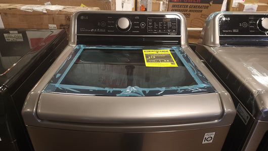 LG 5.0 cu. ft. Top Load Washer with TurboWash3D and 7.3 cu. ft. Electric Dryer with SmartDiagnosis!

-Brand new never used (Dryer does have two small dents on the bottom front corner of both sides, photos shown)
