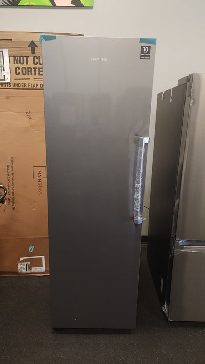 Samsung 11.4 cu. ft. Capacity Convertible Upright Freezer in Stainless!

-Brand new, dented from shipping (Photos shown)

-CLEARANCE ITEM!!!   -   (AUTOMATICALLY 20% OFF AT CHECKOUT!!)  -  (PRICE AFTER 20% OFF = $449.00)