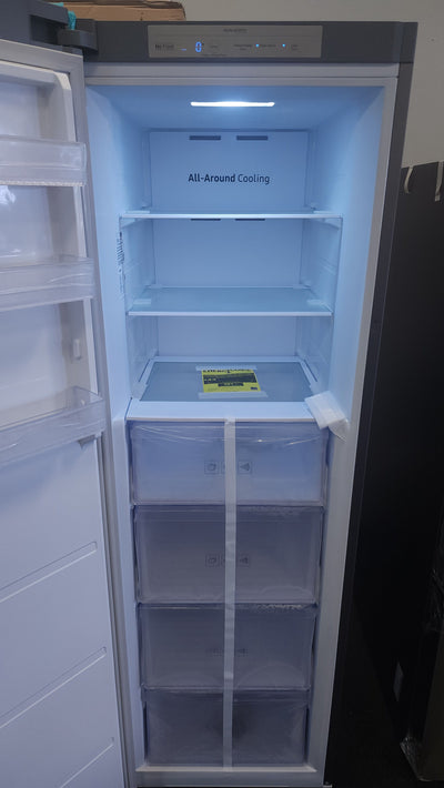 Samsung 11.4 cu. ft. Capacity Convertible Upright Freezer in Stainless!

-Brand new, dented from shipping (Photos shown)

-CLEARANCE ITEM!!!   -   (AUTOMATICALLY 20% OFF AT CHECKOUT!!)  -  (PRICE AFTER 20% OFF = $449.00)