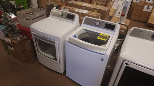 LG 4.8 cu. ft. Mega Capacity Top Load Washer and 7.3 cu. ft. ELECTRIC Dryer with EasyLoad Door- BRAND NEW, NEVER USED!!!!