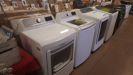 LG 4.8 cu. ft. Mega Capacity Top Load Washer and 7.3 cu. ft. ELECTRIC Dryer with EasyLoad Door- BRAND NEW, NEVER USED!!!!