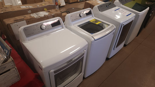 LG 4.8 cu. ft. Mega Capacity Top Load Washer and 7.3 cu. ft. ELECTRIC Dryer with EasyLoad Door- BRAND NEW, NEVER USED!!!!