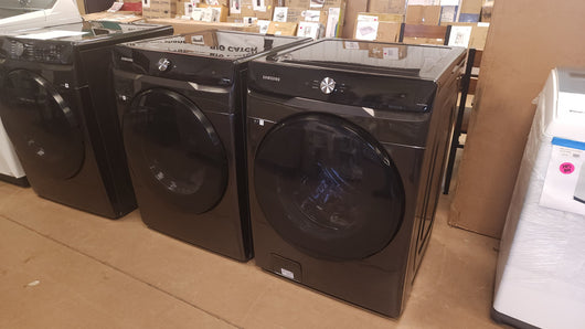 Samsung 4.5 cu. ft. Front Load Washer and 7.5 cu. ft. Smart Dial Electric Dryer with Super Speed Wash and Dry Laundry Package!

-Brand new out of the box